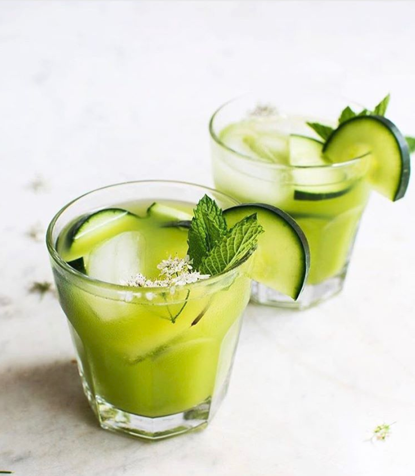 Pineapple with Cucumber Juice