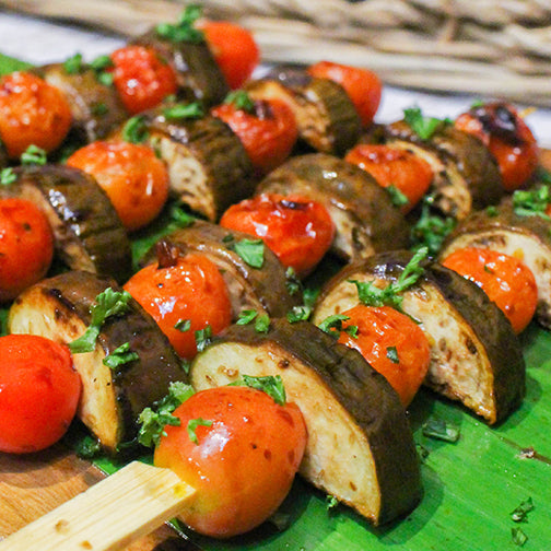 Eggplant and Cherry Tomato