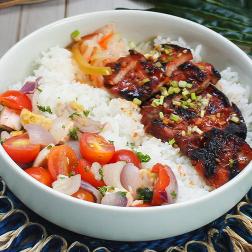 Grilled Liempo Rice Bowl