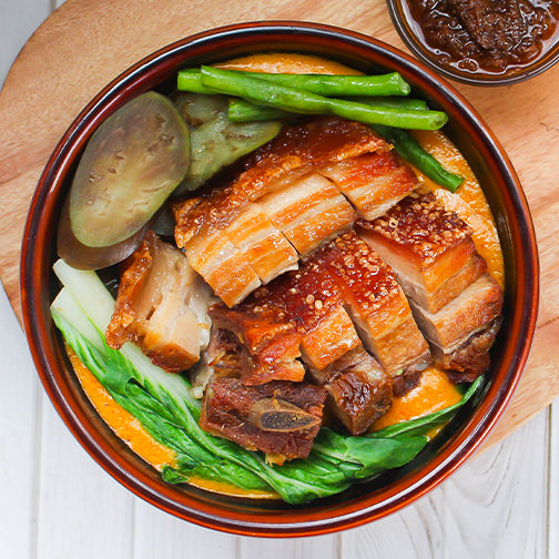 Lechon Kawali Kare-Kare