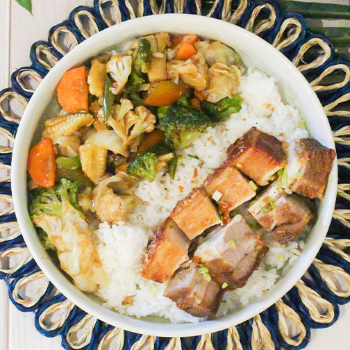 Lechon Kawali Rice Bowl